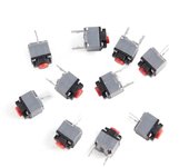 10 Uds Kailh botón de silencio 6*6*7,3 interruptor silencioso Botón de ratón inalámbrico Micro interruptor