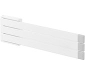 Gancho para película Yamazaki Jitsugyo 1561, percha para ropa, color blanco, cuando está guardado: 24,5 cm de ancho x 1,4 cm de profundidad x 6,5 cm de alto (Gancho de película no incluido) Almacenamiento de placas flotantes, puede ser