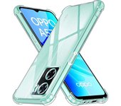 Funda transparente para Oppo A57 4G A77 5G A77s A57s A57e gruesa a prueba de golpes funda de teléfono de silicona suave para Oppo A94 5G A76 A96 A78 5G A17 Oppo A17 transparente