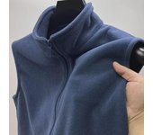 Chaleco polar estilo japonés para hombre: chaleco informal para primavera y otoño XL