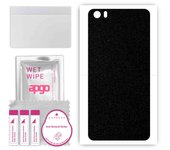 apgo Protective Skin Sticker for the back compatible with Xiaomi Mi 5, Wrap Film, Foil, Vinyl - Pattern Matte Black