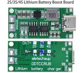 Placa elevadora de carga de batería de litio de 8,4 V, 12,6 V, 16,8 V, 7,4 V, 11,1 V y 14,8 V, módulo elevador 2S, 3S y 4S 3S 4A