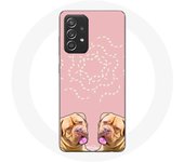 Coque pour Samsung Galaxy A52 Dogue de Bordeaux symétrique photo