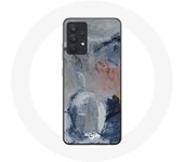 Coque pour Samsung Galaxy A13 4G / A13 4G Lite Fond de texture abstraite gris