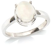 Bague Argent 'Déesse Opale' Blanc 52 blanco