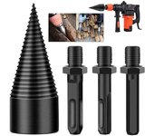 Brocas de conos de tornillo divisores de madera extraíbles de 32/42/50mm, brocas de madera cuadradas/redondas/vástago hexagonal, broca divisora ​​de troncos para leña 32mm Hexagon Shank