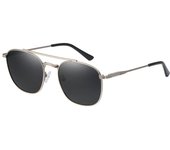 Gafas de sol polarizadas originales MARQEL para hombre, diseño clásico, 5062 plata