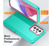 Funda protectora resistente y antigolpes para Samsung Galaxy A54, A14, 5G, A13, A53, A04s, S23, Ultra, S22 Plus, carcasa rígida for Galaxy A54 5G negro
