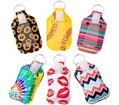Keychain Holder Reusable Hand Sanitizer Bottles Spray bottle Refillable Bottles Cosmetic Container #13