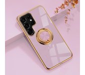 Funda blanda galvanizada 6D para Samsung A04E S23 ULTRA S22 PLUS S21FE A03 A51 A52 A53 A12 A13 A20 A21 A73 22 23 32 A33 A71 For Samsung A04E púrpura