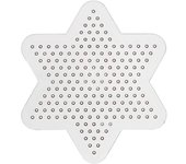 Plaque transparente pour perles à repasser Midi - Etoile - 10 cm