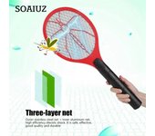 Matamosquitos eléctrico a batería para verano, ligero, portátil, accesorios para el hogar y herramientas. rojo