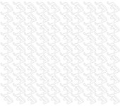 100 clips de papel con forma bonita, antideslizantes, resistentes al color y a la oxidación, portátiles y ligeros para tarjetas. blanco