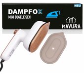 DAMPFOX Mini Plancha de Vapor Portátil de Viaje Suela de Titanio Rápida