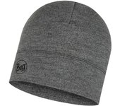 Buff Merino Midweight Hat Gorro, Gorra unisex gris One size gris