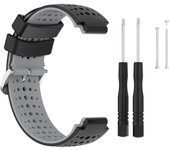 Correa de reloj compatible con Garmin Forerunner 220/230/235/630/620/735XT/Approach gris