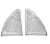 2 piezas de cubierta de altavoz de agudos de puerta de coche, embellecedor de altavoz, decoración de repuesto para Tacoma 2016.2020