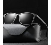 Gafas de sol polarizadas coloridas de moda para hombres para conducir y pescar null gris negro