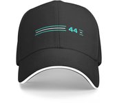 Gorra de béisbol unisex lavada Hamilton 44 F1 Car Race, resistente al viento, con cierre trasero tipo snapback, gorra de papá, gorras de golf one size