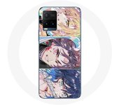 Coque pour Vivo Y21s 2021 / Y21 2021 Tanjiro Inosuke et Zenitsu Demon Slayer Kimetsu no Yaiba Manga