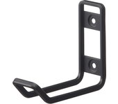 Gancho de almacenamiento para artículos de inodoro de pared Yamazaki Jitsugyo, color negro aprox.. Asiento auxiliar para inodoro Torre de 3 x 9 x 7,5 cm de ancho y 6014 para almacenamiento de suministros de limpieza