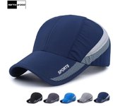 [NORTHWOOD] Gorra de verano para hombre, gorra de béisbol deportiva para mujer, gorra para el sol, gorra transpirable para papá, gorra deportiva con Cierre trasero 56-60cm negro
