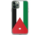 Funda iPhone - Drapeau Jordanie - iPhone 11 Pro - Souple - Multicolore - Silicona transparente