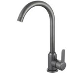Grifo caliente y frío interruptor lavabo grifo mesa lavabo fregadero acero inoxidable lavabo lavabo cocina grifo plata