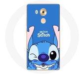 Coque pour Huawei Mate 8 Stitch mignon fond bleu