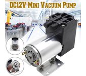 Mini bomba de vacío DC12V, bomba de succión de aire de presión negativa, 5L/Min 65-120KPa con soporte DC12V