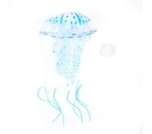 Flotador de silicona para acuario con forma de medusa brillante, adorno decorativo para paisajismo, tamaño mediano. M