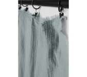 Rideau ajustable + 10 anneaux pince  Milos  140 x 280 cm Mousseline de coton - Lichen