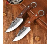 Anillo de mano para carne, cocina, cuchillo de carnicero, cuchillo de fruta para el hogar, cuchillo portátil para comer carne, cuchillo para deshuesar