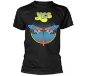 Sí Camiseta unisex para adultos con diseño de libélula XXL negro