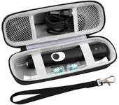 Estuche GWCASE compatible con el cabezal de viaje eléctrico recargable Philips Sonicare ProtectiveClean y accesorios 4100/5100/6100, cepillo de dientes, soporte, negro