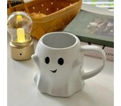 Bonita taza de agua fantasma, taza de cerámica creativa, taza de café para té de la tarde, taza de leche para desayuno, juego de bebidas para el hogar, regalo de Halloween 320ml