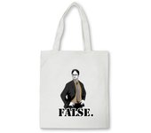 The Office Dwight Schrute The Office Tv Show-Bolso de lona Retro para hombre, bolso de compras informal para mujer, bolso grande de hombro de gran capacidad 24*26cm