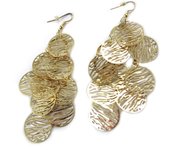 Les Trésors De Lily [N9888] - Boucles 'Carmen' doré oro