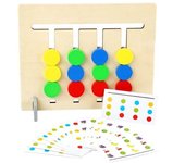 Juego de aprendizaje por correspondencia de 2 caras Juego de reproducción Montessori