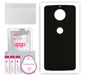 apgo Protective Skin Sticker for the back compatible with Motorola Moto G5S Plus, Wrap Film, Foil, Vinyl - Pattern Matrix