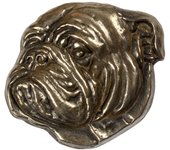 Bulldog - placa conmemorativa con perro, agradecimiento personalizado, premio, diploma con dedicatoria de la marca Art-Dog marrón