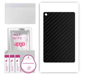 apgo Protective Skin Sticker for the back compatible with Huawei MatePad SE 10.4 WiFI, Wrap Film, Foil, Vinyl - Pattern Carbon Black