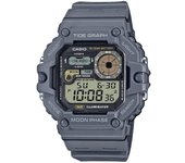 Reloj Casio Standard Digital Graph Moon Phase Resin Strap Quartz WS-1700H-8AV 100M para hombre gris