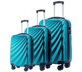 Juego de equipaje de 20'', 24/28 pulgadas, maleta de viaje con ruedas, bolsa de equipaje con ruedas, maleta con ruedas, equipaje de mano, maleta con ruedas 3PCS set naranja