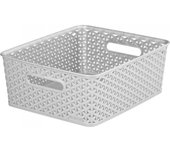 Baloncesto de ratán Curver 296mm x gris