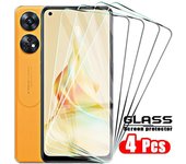 4 piezas para OPPO Reno 8T Cristal para Reno 8T 8 7 6 5 4 Pro Lite Cristal templado Protector de pantalla completo Reno8 T 4G Cristal de lente For F21 Pro 5G puro