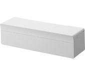 Tabla de cortar con gancho para película Yamazaki Jitsugyo, estuche blanco, cuerpo principal: Aproximadamente 30 cm de ancho x 8,8 cm de profundidad x 8 cm de alto. (Tapa abierta: Alto 15,5 cm) Almacenes Tower en Box Cutting