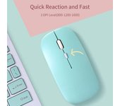 Batería recargable combinada del diseño ultrafino inalámbrico del teclado y del ratón de la tableta para Smartphone W 7 blanco