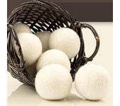 Bolas secadoras de lana reutilizables, suavizante de ropa para el hogar, Kit de secado de lana de 5cm, accesorios útiles para lavadora de ropa, 6 uds. 6Pcs