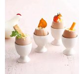 Porta huevos Porta huevos blancos Porta huevos duros y blandos Porta huevos para desayuno Huevos para banquetes Suministros Accesorios de cocina onesize